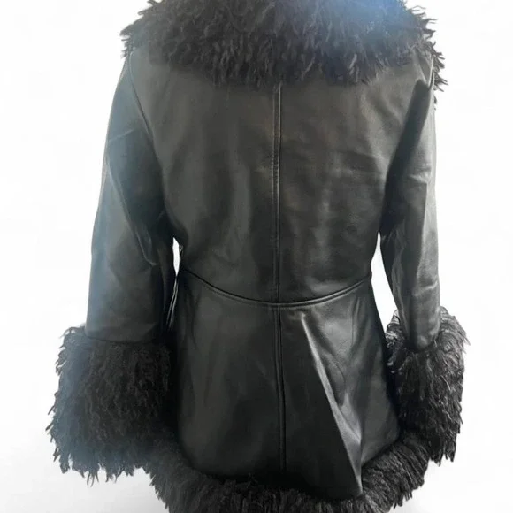 Killstar talvelt coat plus size soft shearling pennylane coat goth - Picture 5 of 6